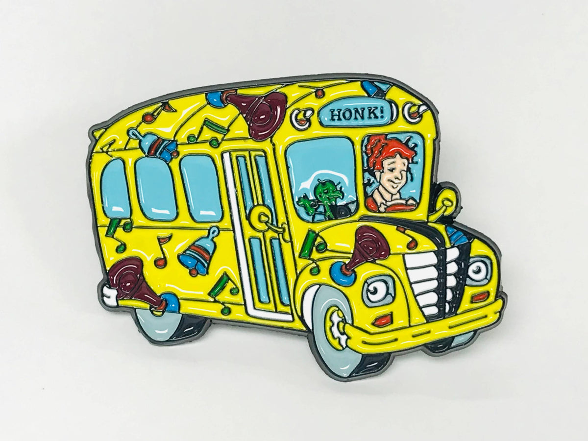Magic School Bus Lapel Pins Book Character gift, Enamel Pins