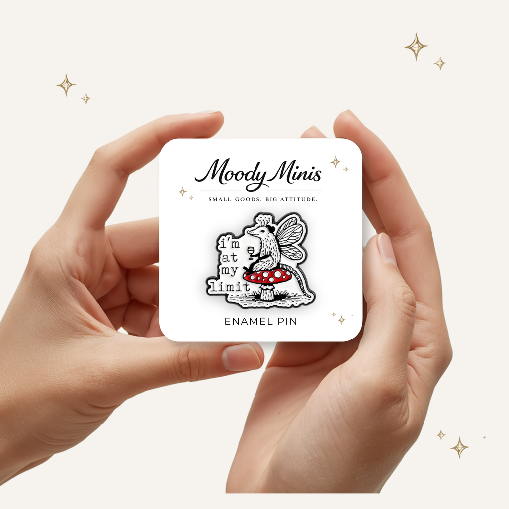 I'm At My Limit Wine Creature Enamel Pin