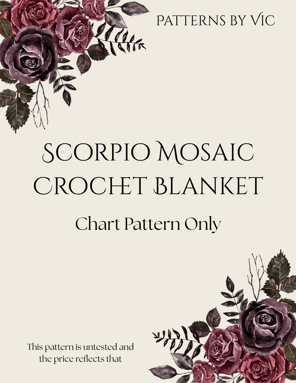 Scorpio Mosaic Overlay Blanket (PDF PATTERN ONLY!)