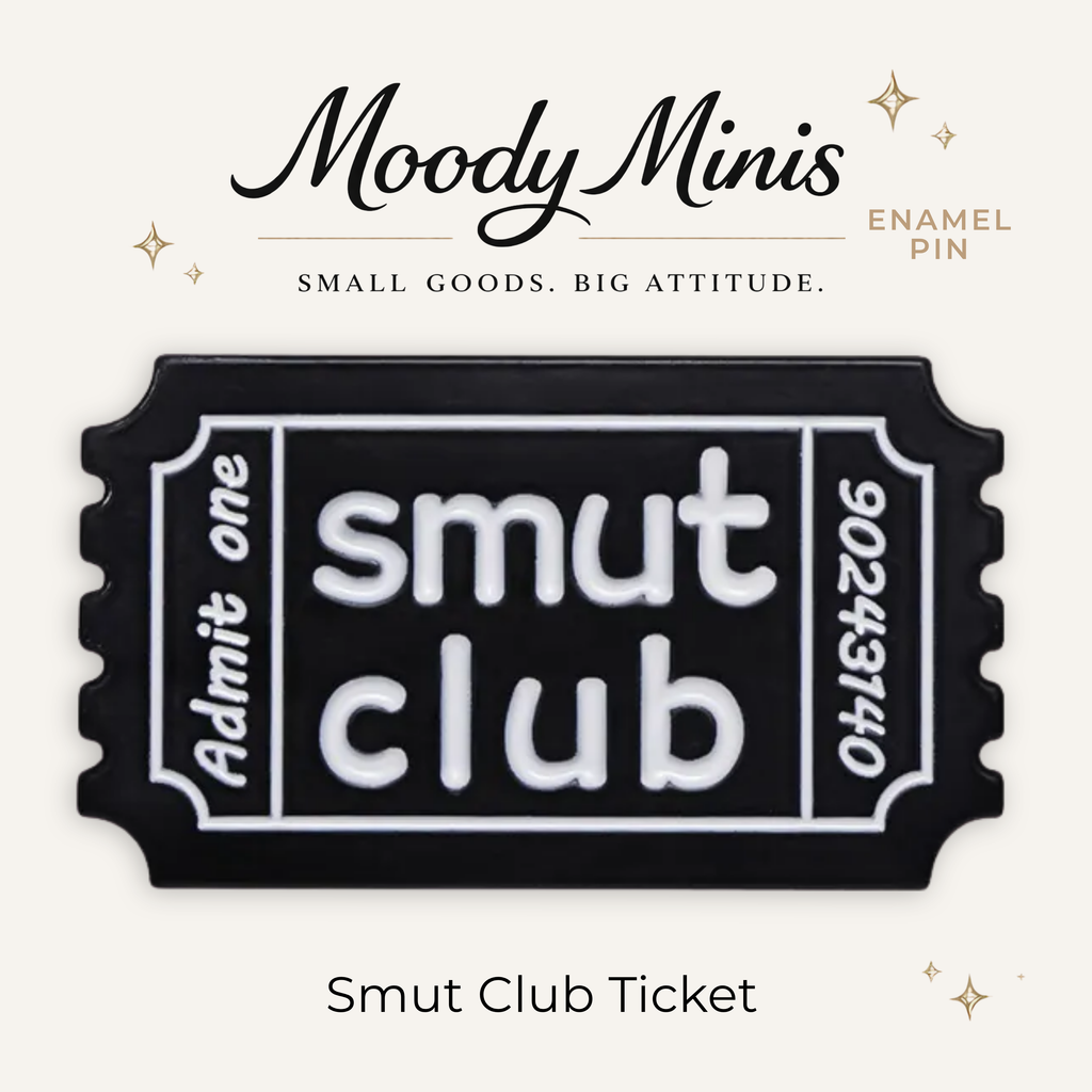 Smut Club Ticket Enamel Pin