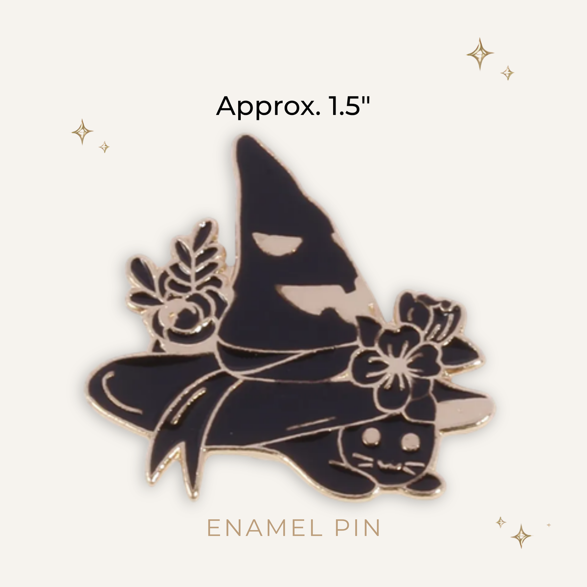 Halloween Witch Hat Enamel Pin
