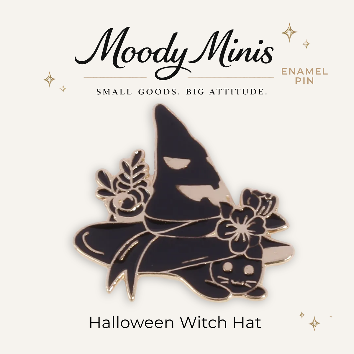 Halloween Witch Hat Enamel Pin