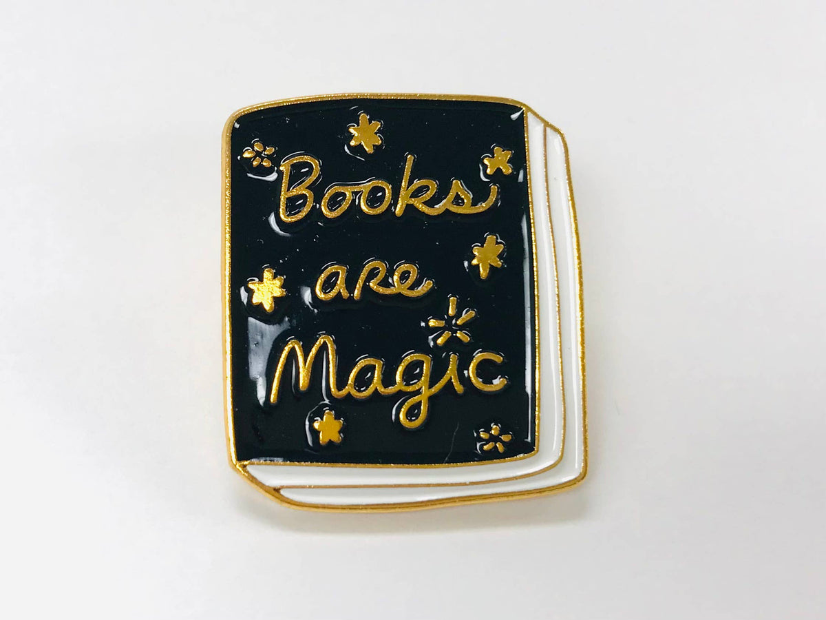 Books was magic Lapel Pin, Enamel Pin