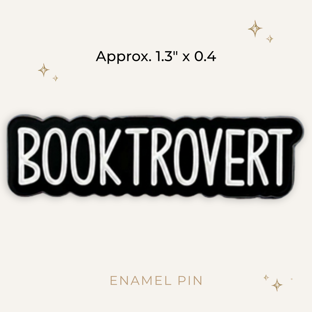 Booktrovert Enamel Pin
