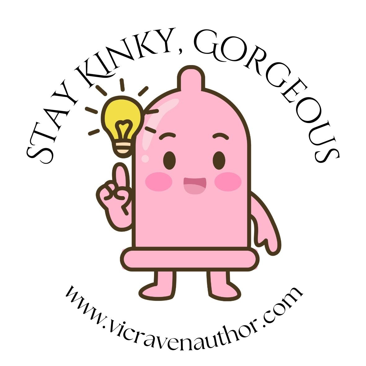 2.5" Stay Kinky, Gorgeous Sticker