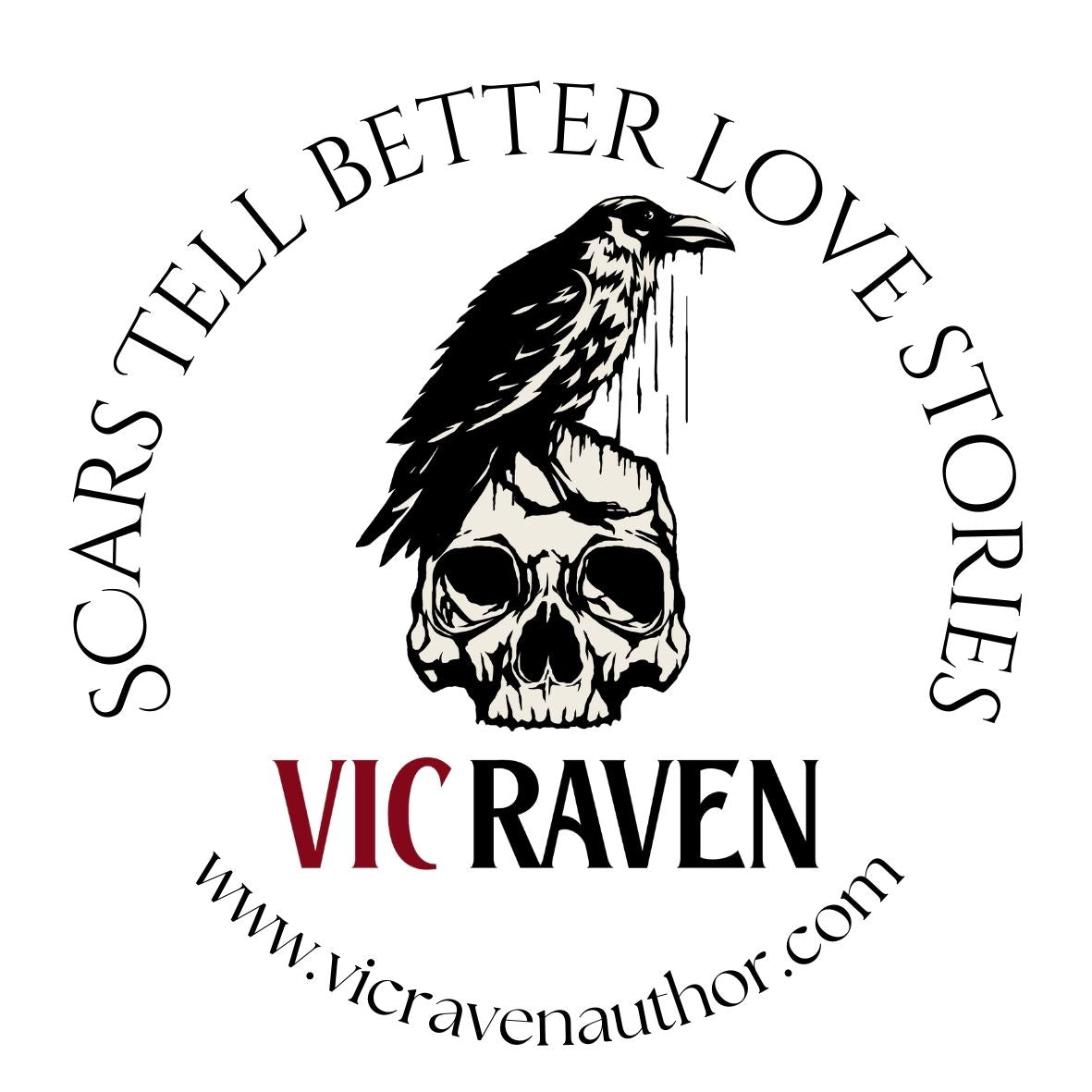 2.5" Vic Raven Sticker