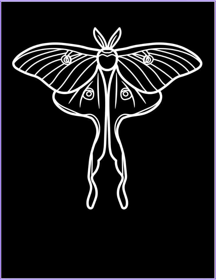 Luna Moth Mosaic Overlay Blanket (PDF PATTERN ONLY!)